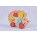 Diseño único del mercado de la UE Lovely Kids Toy Baby Wooden Car